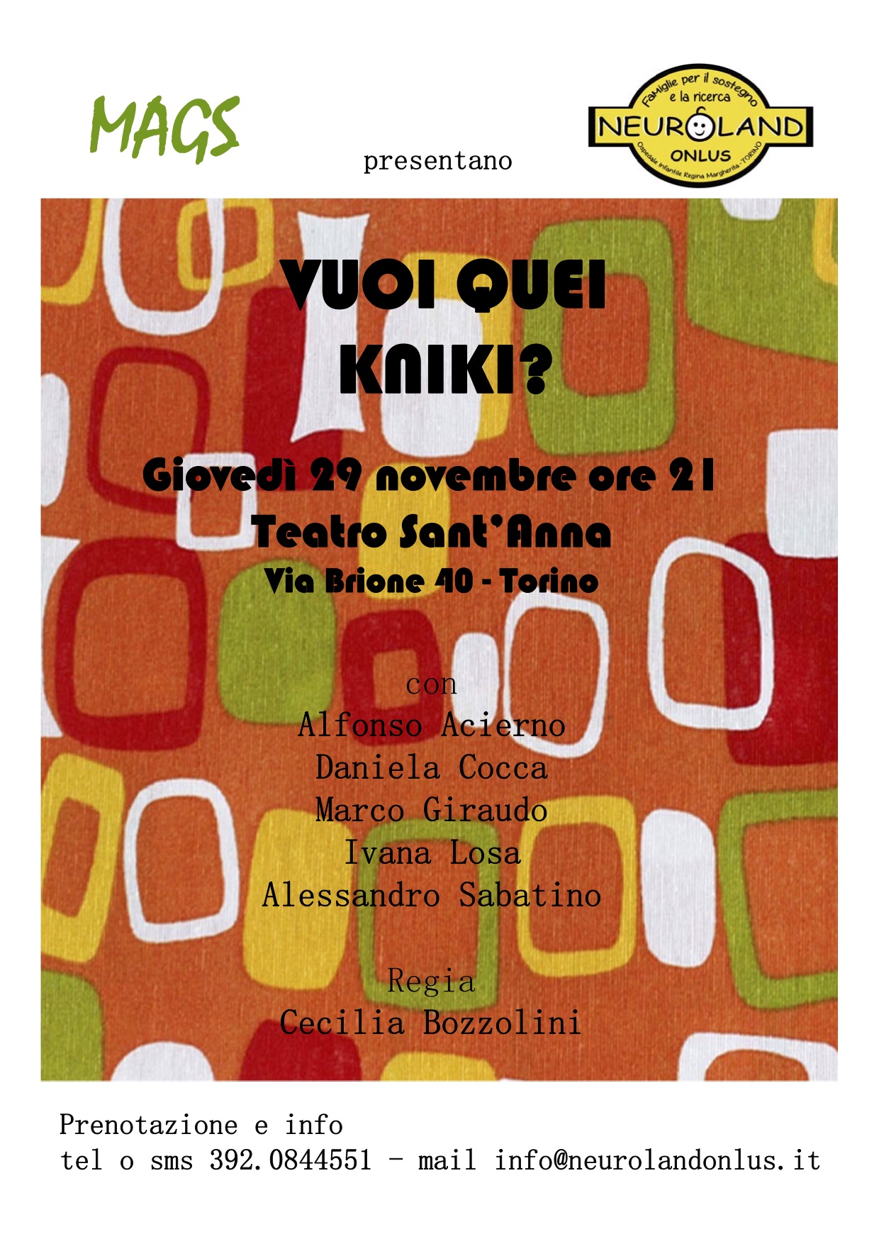 Vuoi quei Kniki? – Teatro Sant’Anna